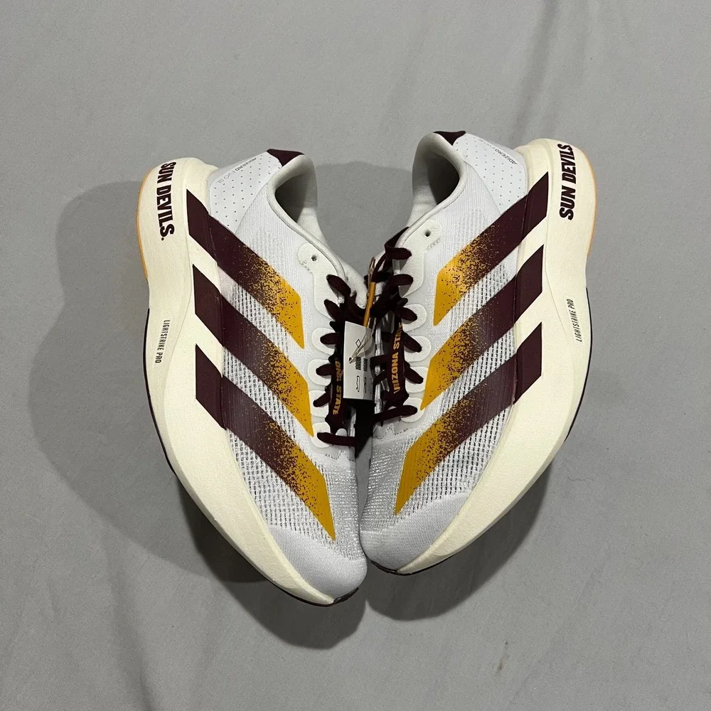 Adidas Adizero Evo SL JQ4572 Arizona State Sun Devils NCAA Running Shoes Size 5